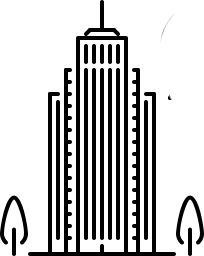 skyscraper outline icon